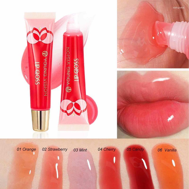 

Lip Gloss 1pcs Fruit Oil Scented Plumping Jelly Moisturizer, 04
