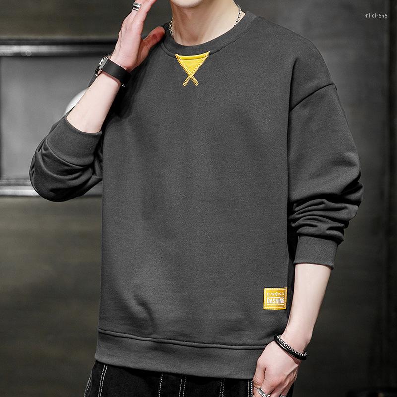 

Men's Hoodies Men Clothing 2022 Sweatshirts For Hip Hop Korean Fashion Streetwear Casual Long Sleeve O-neck Sweatshirt Plus Size 8XL, Black