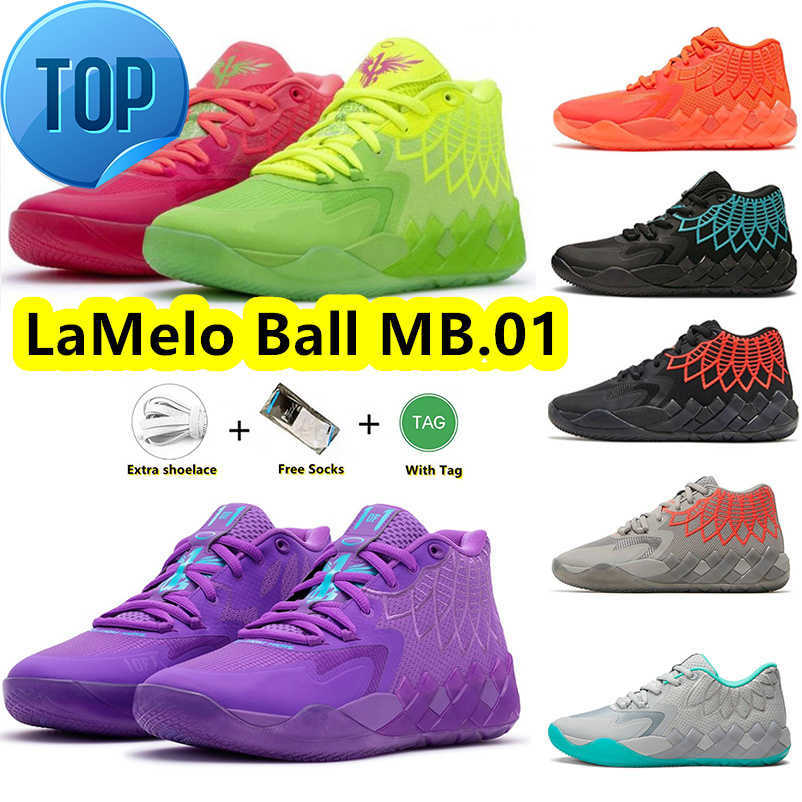 

Basketball TOP Shoes LaMelo Ball 1 MB.01 Men Basketball Shoes Rick and Morty Rock Ridge Red Queen City Not From Here LO UFO Buzz City Black, Item#5