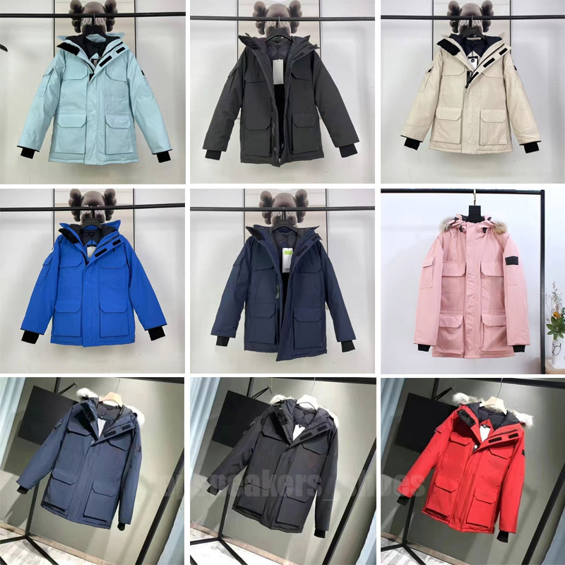 

2023 Mens Jackets Winter Cotton Women's Parka Coats Fashion Outdoor Windbreakers Couples Thickened Warm Coats Custom clothing, Color 2