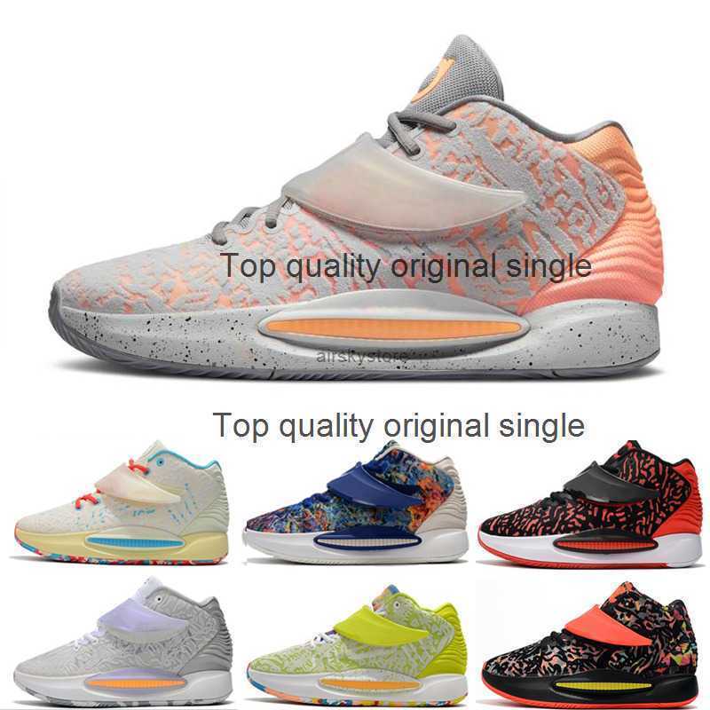 

Basketball Shoes Trainers Sports Sneakers Home Essential Multi-Color Primary Ky-D Dream Psychedelic Kd 14 Sunset Bred Youth Mens Womens, Color 8