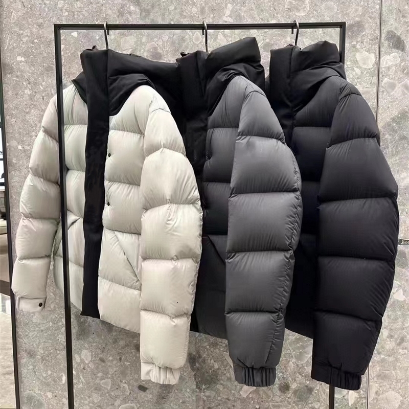

Men' Down Parkas style short bread down wholesale price negotiable 221207, Black