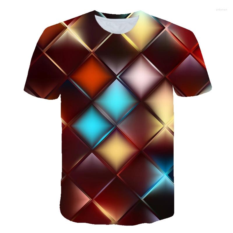 

Men's T Shirts Summer Oversized T-Shirt Multiple Colour Fashion Streetwear 3D Graphics Print Tops Tee Men Women Boy Girl Kids Personalized, Mt-211375