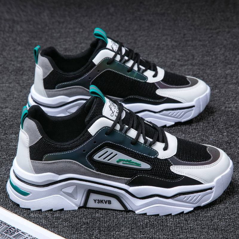 

Dress Shoes Mens Sneakers Fashion Casual Running Lover Gym Light Breathe Comfort Outdoor Air Cushion Jogging dr Spring 221207, Black and green