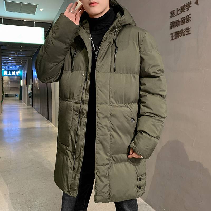 

Men's Down Parkas Plus Size 8XL Winter Long Warm Thick Hooded Jacket Coat Autumn Outwear Outfits Classic Windproof 221207, Gray