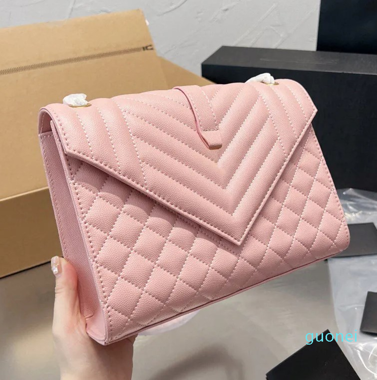 

Designer - Underarm Clutch bag Smooth Leather Shoulder bags Women Armpit Crocodile pattern Embossed glossy finish Handbag Hobo Bag Evening Totes, Pink