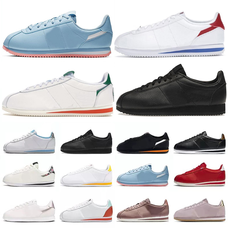 

Designer Cortez Classic casual Shoes triple black white university blue red forrest gump nylon light bone amarillo spring pack jade men women Sprots Sneakers 36-45, Color#6