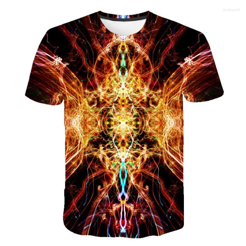

Men's T Shirts 3D Abstract Graphics T-shirt Printing Summer Short-sleeved Tee Hip Hop Harajuku Casual Tops High Quality Man Clothing, 21045q