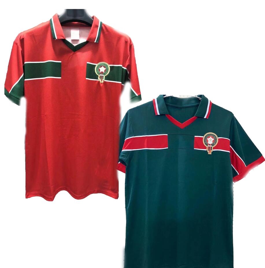 

old Morocco Soccer Jerseys Retro 1998 94 95 22-23 2022 World 22-23 National Thai Quality Jersey BELHANDA 10 BOUFAL kingcaps wholesale FOOTBALL WEAR Mix Order, Retro 94-95 home