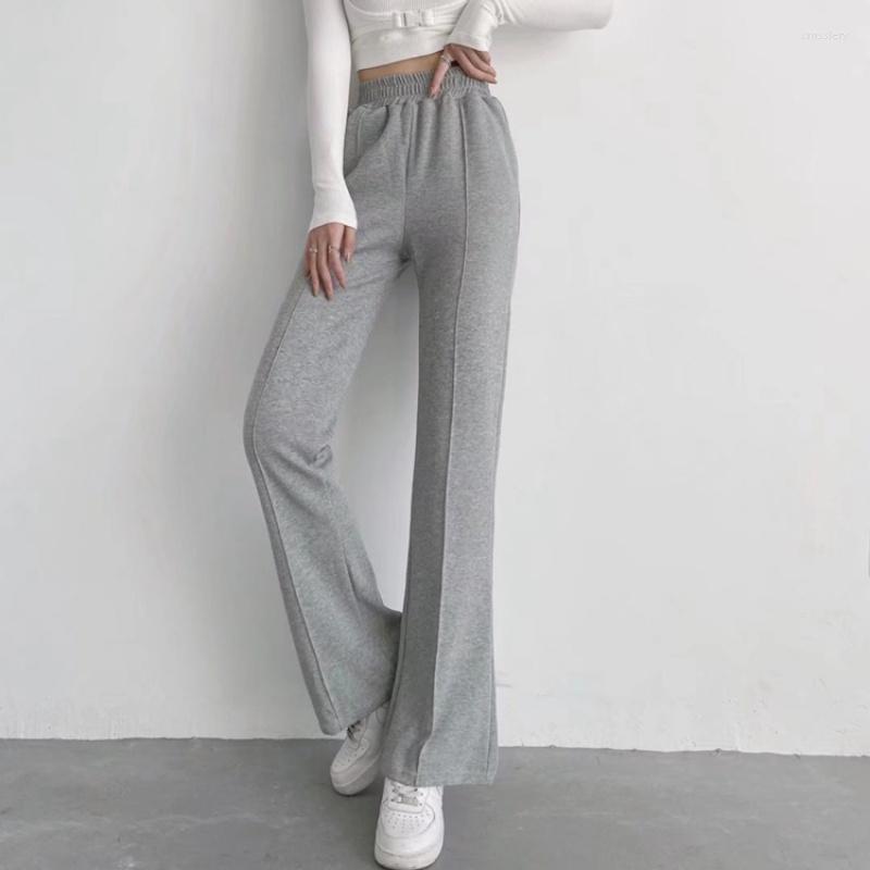 

Women' Pants 2022 Women' Autumn And Winter Youth Ity European American Foreign Trade Month Clothing Simple Style Elastic Drap, Black