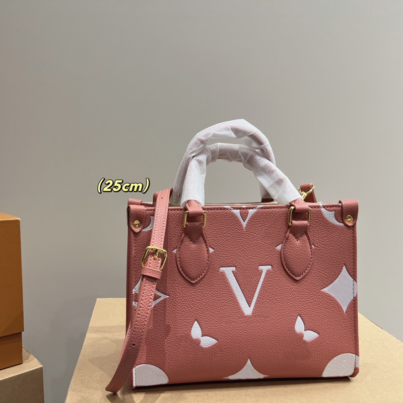 

Fashion Handbags Women Designer Tote Pink Totes Letters Womens Shoulder Bags Leather Classic Purse Shopping Beach Bag D2212084F