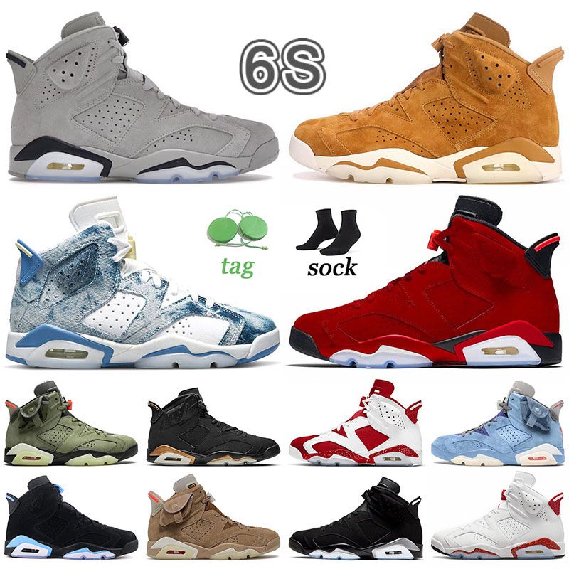 

Jumpman 6 Retos Georgetown Basketball Shoe for Mens Womens Wheat Toro J 6s UNC Suede Olive Washed Denim Cool Grey Red Oreo 2022 DMP Ts British Khaki Designer Sneakers 47, B26 36-40 millennial pink