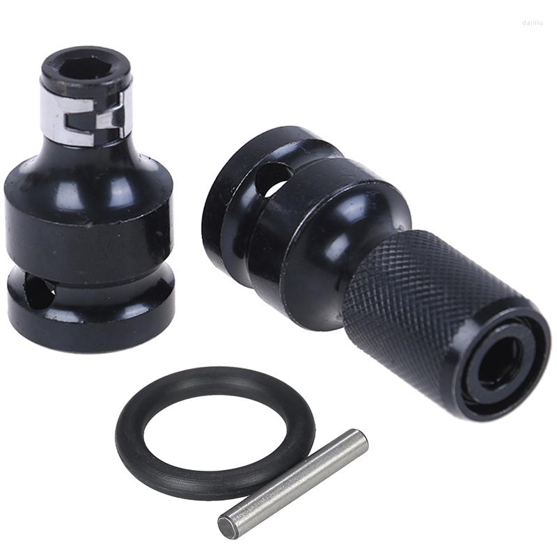 

1/2 Inch Square To 1/4 Hex Ratchet Socket Wrench Adapter Spanner Set Drive Converter Impact Tool