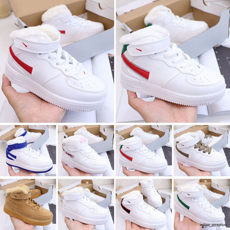 

2022 Plush Kids Shoes 1 Shadow Triple White Black Spruce Pale Ivory Washed Coral Sapphire Athletic Outdoor Designer Outdoor Sneakers Size 26-36, +bubble column