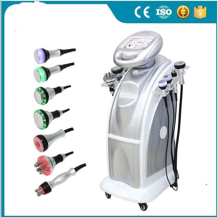 

Factory 80K cavitation slimming RF Ultrasonic Suction Lipo Vacuum Slimming machine Radio Frequency Face Lifting And Anti Aging Beauty Equtpment with 7 handles