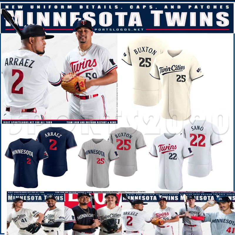 

Minnesota 2023 Twins Jersey 25 Byron Buxton 2 Luis Arraez 20 Chris Paddack 26 Max Kepler 24 Gary Sanchez 48 Jorge Lopez 54 Sonny Gray 1 Nick Gordon 30 Kyle Garlick Jerseys, 2022 adults home