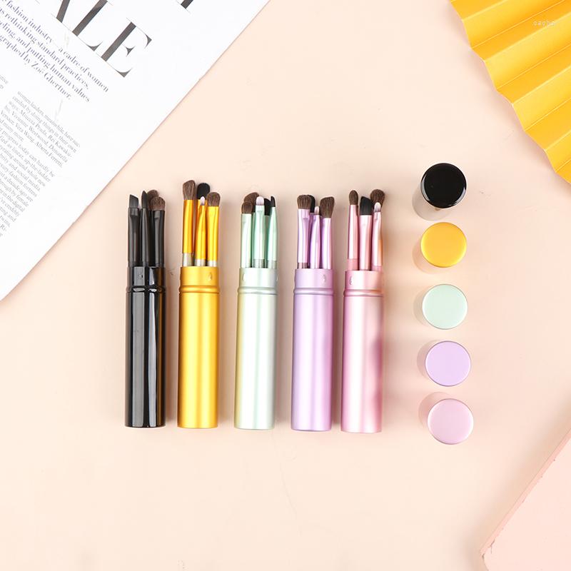 

Makeup Brushes 5 Pcs Brush Kit Set Powder Foundation Eyeshadow Eyeliner Lip Portable Eye