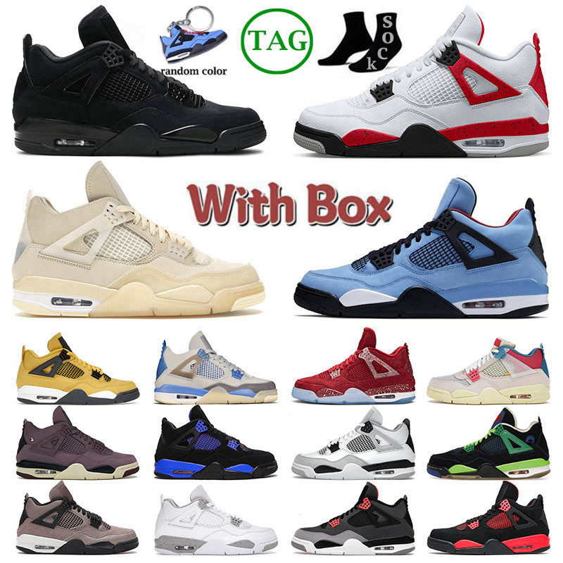 

New Jumpman 4 4s Mens Womens Basketball Shoes Red Cement IV Toro Bravo Midnight Navy Military Black Canvas Taupe Haze Sneakers Trainers Outdoor Big Size 13 With Box, 36-47 union sophomore album