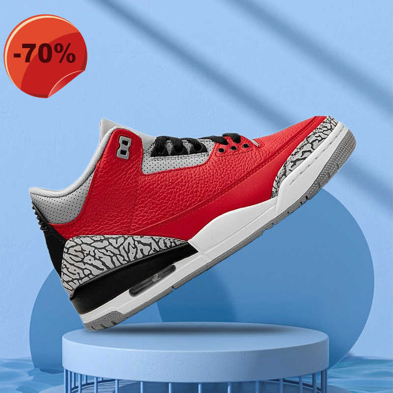 

High shoes Jumpman 3s Basketball Shoes Mens Trainers Outdoor Sports Sneakers 3 Fire Red Pine Green Racer Blue Cool Grey UNC Court Purple Laser Orange, 22