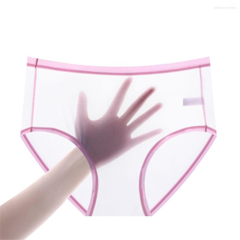 

Women's Panties Erotic Perspective Women Brief Underwear Breathable Transparent Female Underpants Girls Intimates Pantys -XXXL, White