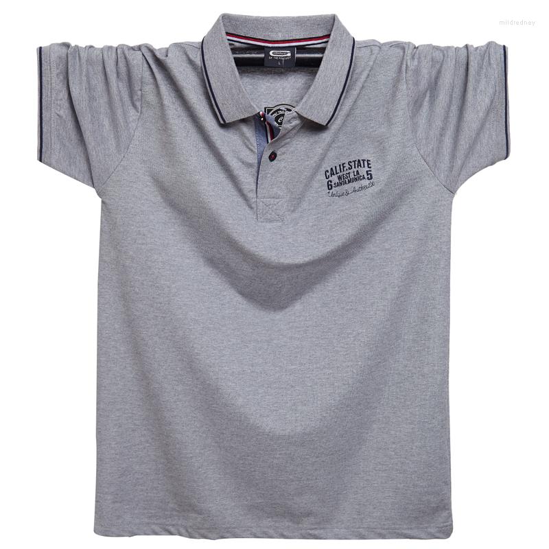 

Men's Polos Plus 6XL 5XL XXXXL Men 2022 Mens Camisa Summer Polo Shirt Brand Clothing Pure Cotton Business Casual Male, Black