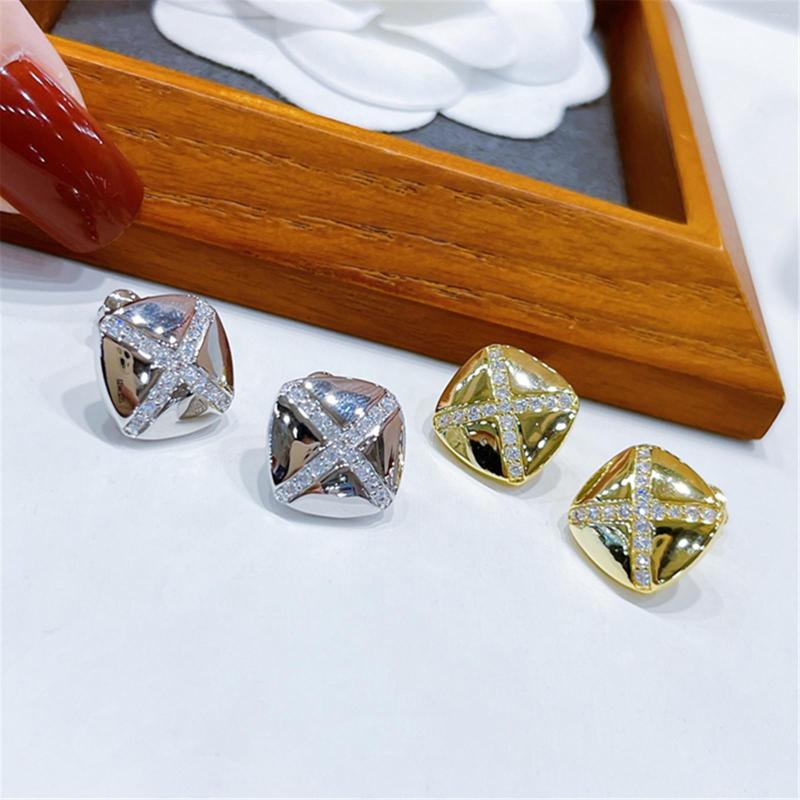 

Hoop Earrings Zircon Small Style Temperament Jewelry Niche Design For Women