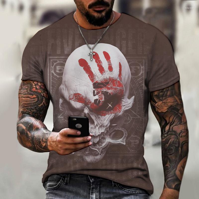 

Men's T Shirts 2022 3D Printing Skull Pattern T-shirts Fashion Street For Men And Women O-neck T-shirt, Gz20133