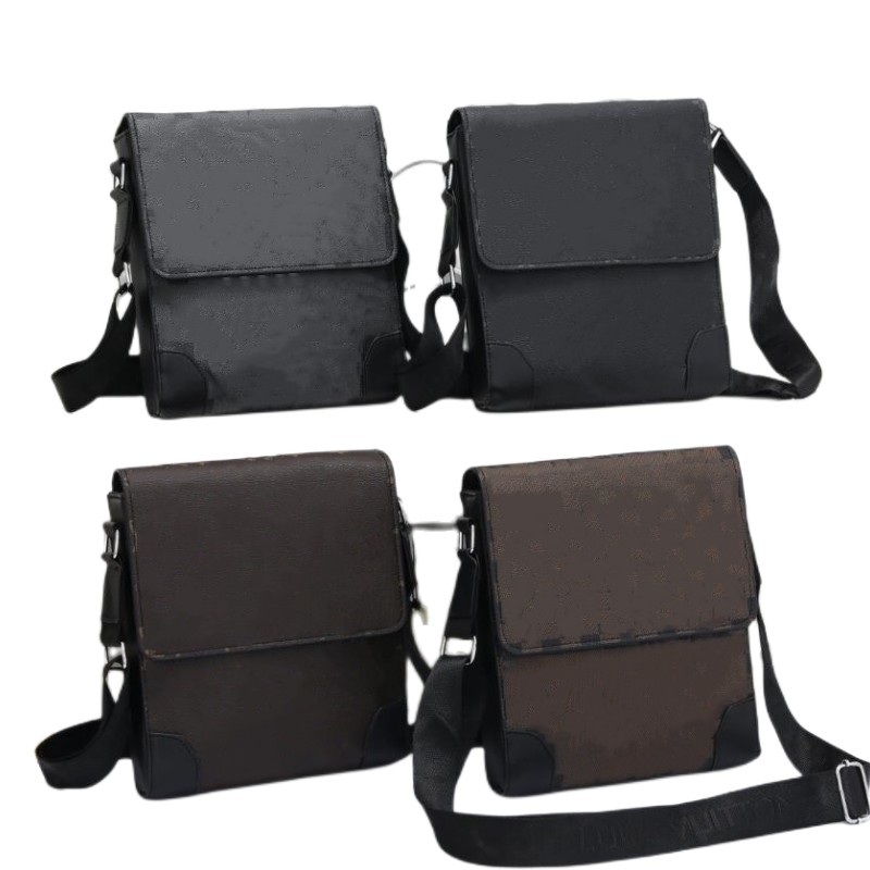 

Brand Men Bag PU Leather Business Shoulder Bags For Man Casual Crossbody Pack Ipad Fashion Travel Messenger Bag Male, Mix color