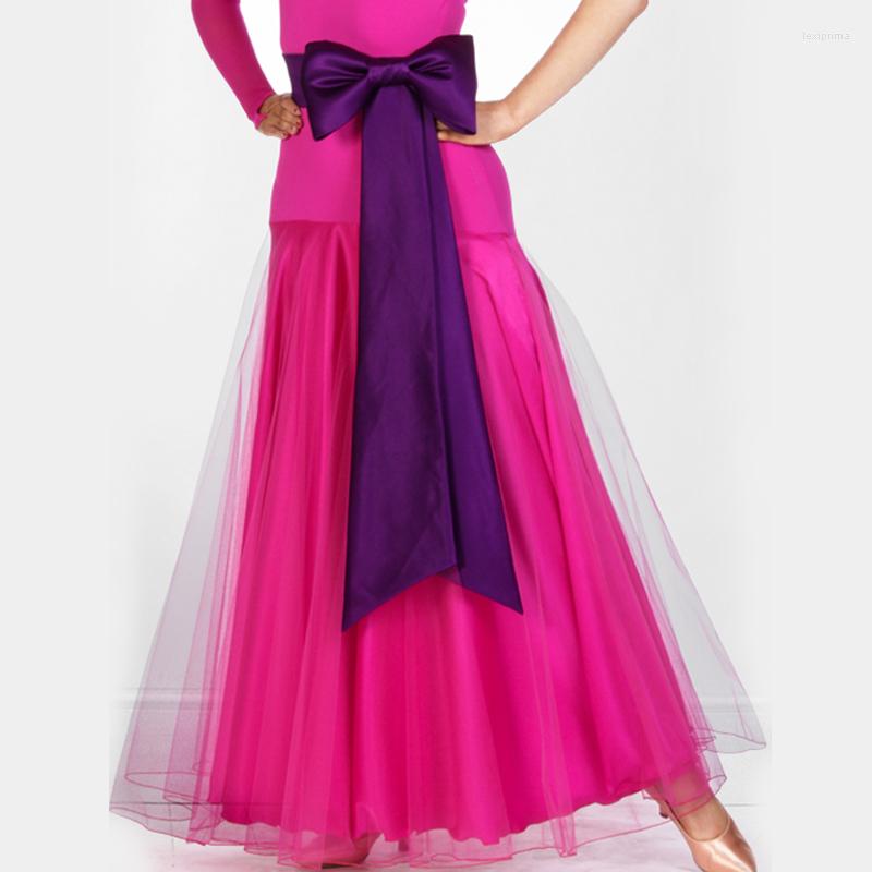 

Stage Wear Modern Dance Full-skirted Dress Adult Companionship Skirt Skirts Ballroom, Black
