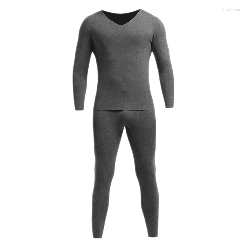 

Men's Thermal Underwear Winter Men's Long Johns Warm Fleece Set For Man Thermo Clothing Slim Tops Leggings Pantalon Termico, Skyblue