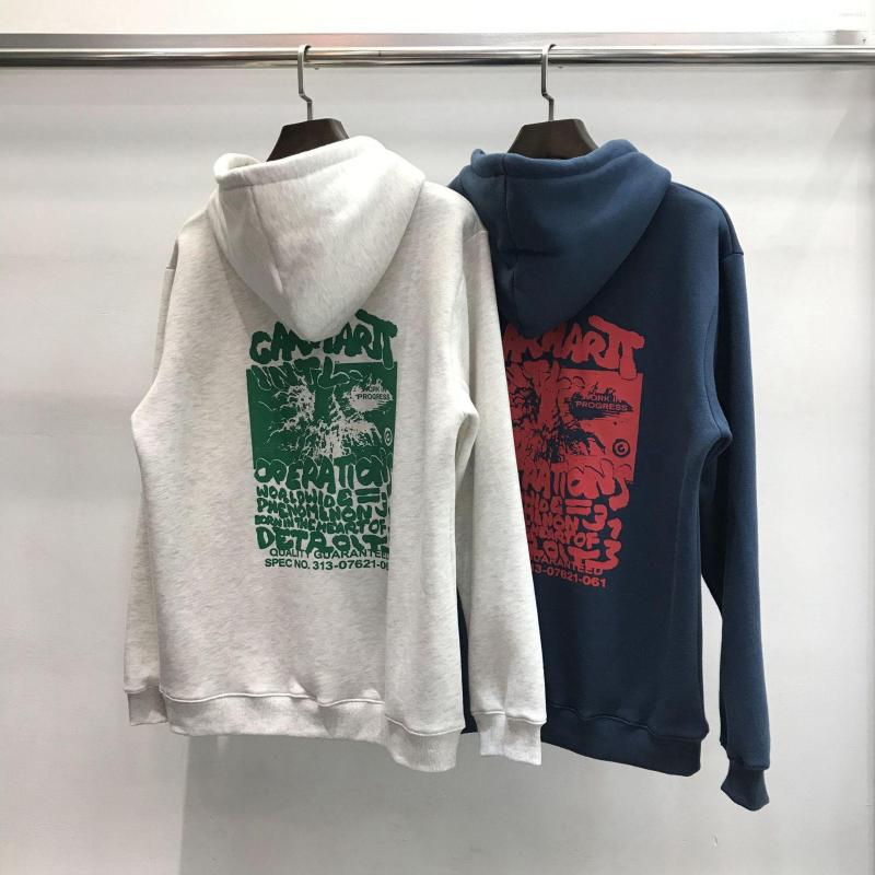 

Men's Hoodies 2022 Autumn Winter Sweatshirt Men Stylish Brand Printed Hooded Sweatshirts Couples Harajuku Cotton Fleece Pullovers, Blue