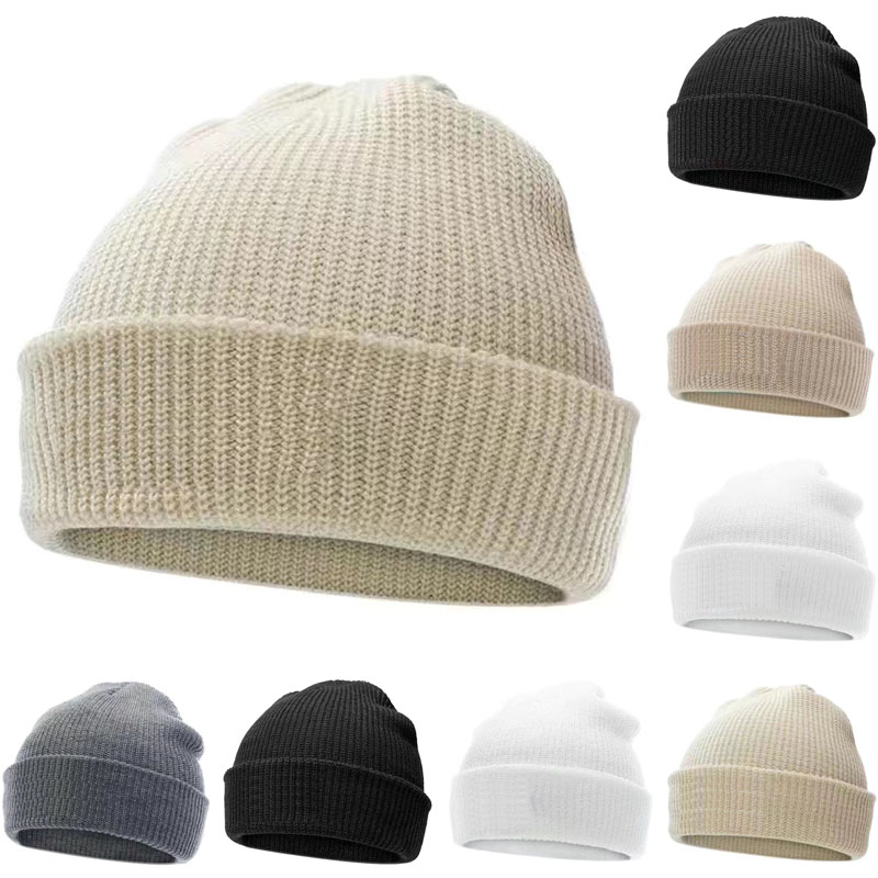 

Mens Luxury Knitted Hat Brand Designer Beanie Cap Men and Women Autumn Winter Wool Caps Casual Fitted Fashion For Lovers 2023, Color 6