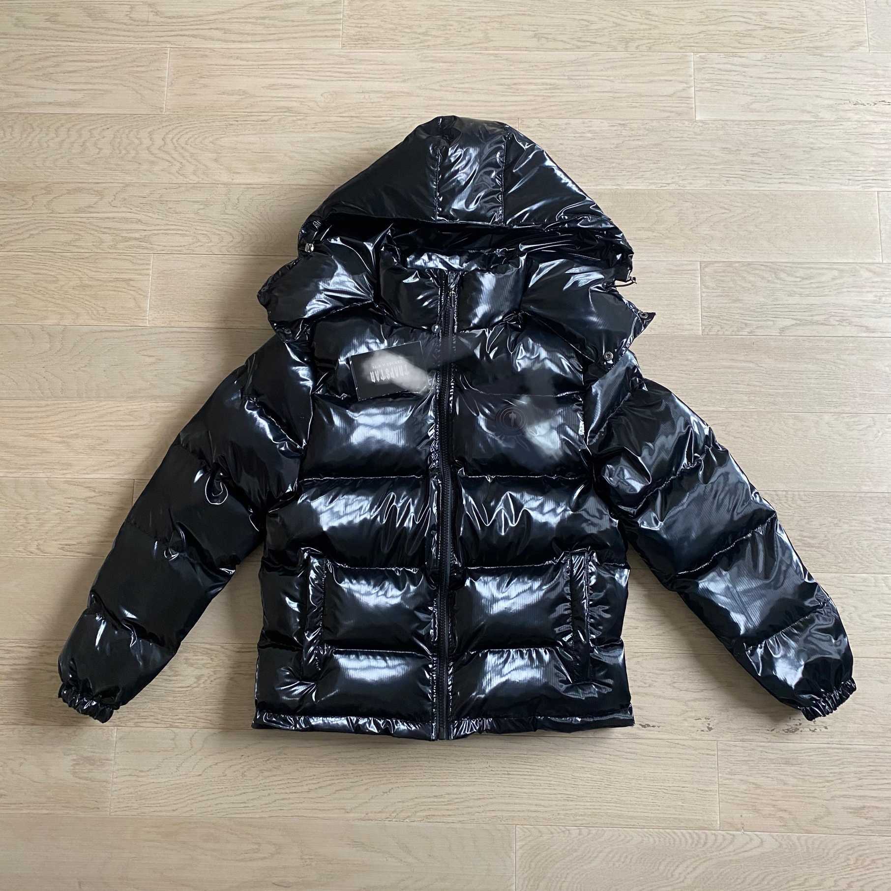 

Men's Down Coat Jacket Trap Designer Star Hooded Large Bright Cotton Simple Casual Leisure Hip Hop Fashion Warm Trendy Stylish Niche INS Celebrity RQSQ, Beige