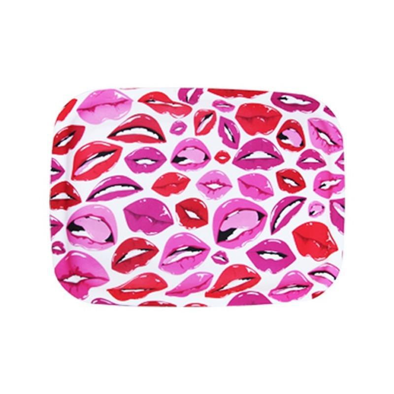 

Water transfer color printing silica gel smoke rolling tray 200x145x20mm colorful roll traies Wholesale