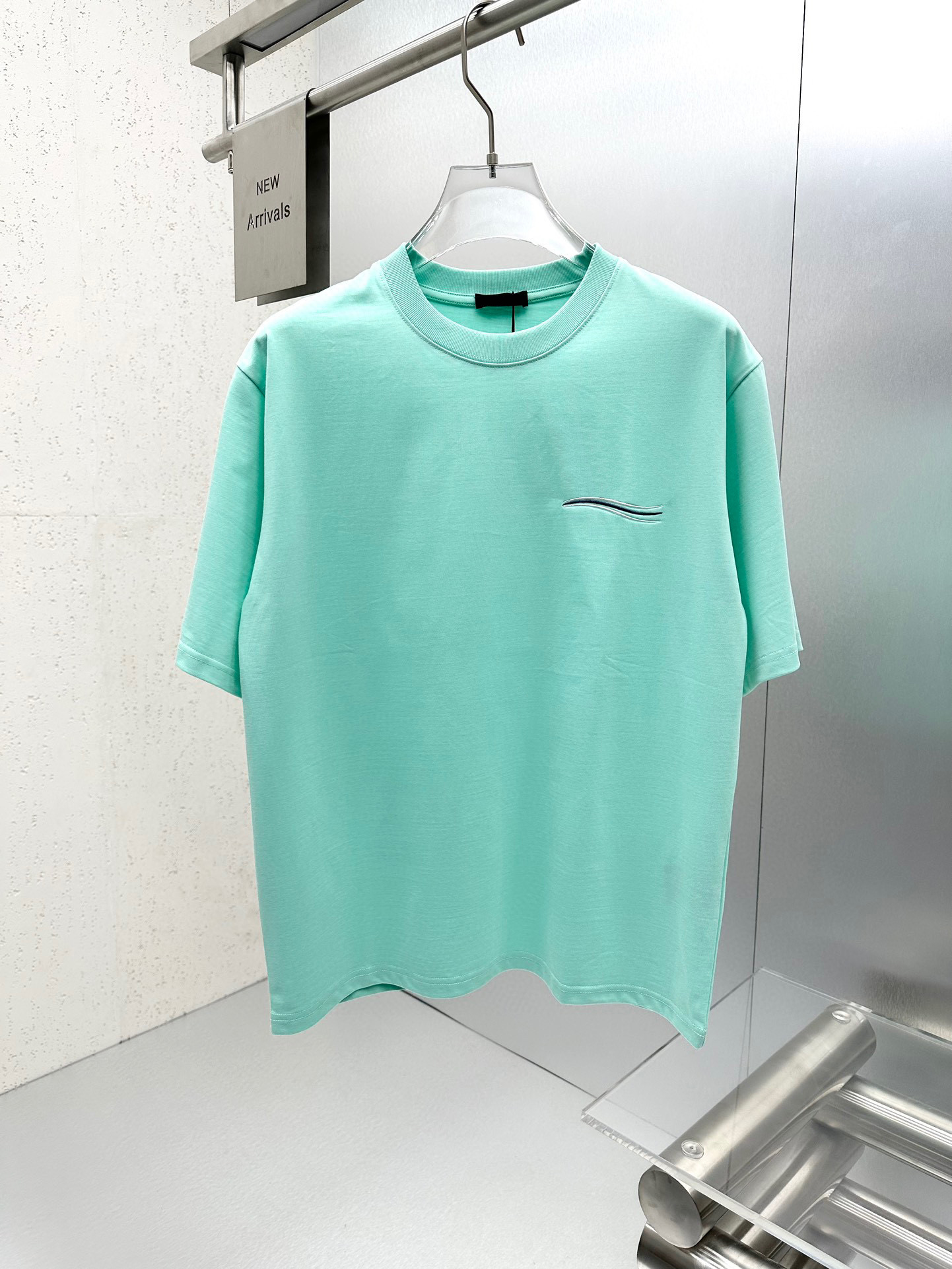 

Men's Plus Tees & Polos Round neck embroidered and printed polar style summer wear with street pure cotton v1bgr