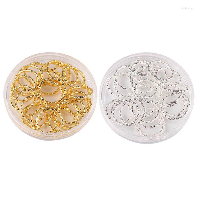 

Jewelry Pouches 200Pcs Jump Rings Twisted Close DIY Earrings Necklace Findings