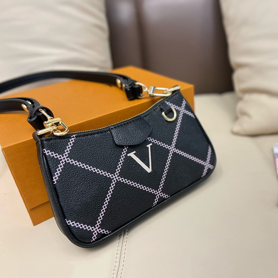 

5A Designer Bag Luxury Purse H Brand Shoulder Bags Leather Handbag Woman Crossbody Messager Cosmetic Purses Wallet by top99 W106 003, #1