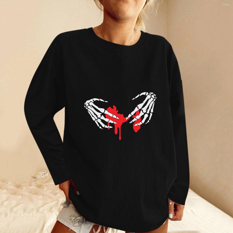 

Women' Blouses Womens Shirts Vintage Print Oversized Loose Round Neck Blouse Tops Women Fall, Beige