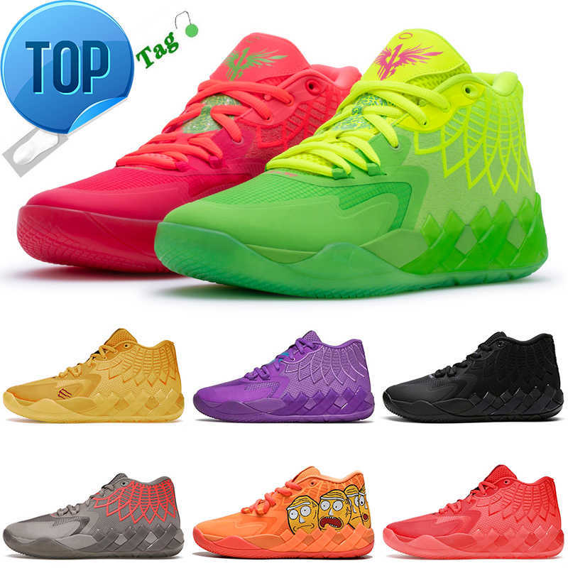 

Basketball TOP Shoes LaMelo Ball MB.01 Men Basketball Shoes Sneaker Black Blast Buzz City Not From Here Queen City Rick and Morty Rock Ridge, Color#4 not from here