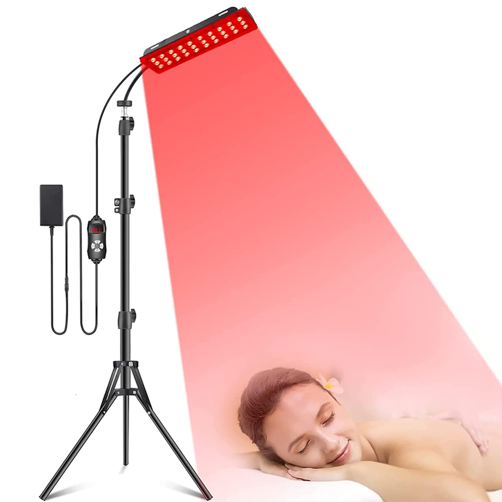 

Face Care Devices Red Light Therapy with Adjustable Stand Infrared for Body Pain Relief Skin Rejuvenation Weight Loss Machine 221208