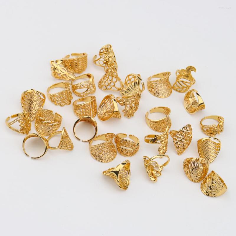 

Cluster Rings YM Jewelry Big Ring 30pcs/10pcs High Quality Copper Cocktail For Women Bridal Party Classic Trendy Gift