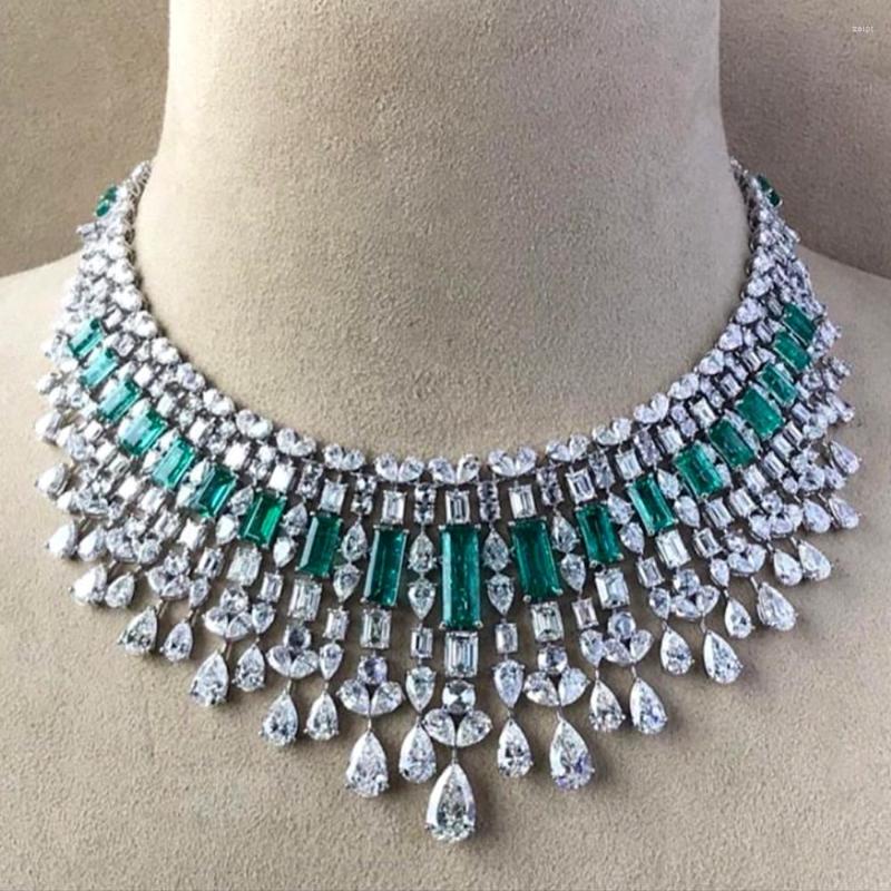 

Necklace Earrings Set GODKI Trendy Double Layer UAE For Women Wedding Party Zircon CZ African Dubai Bridal Jewelry Dance, Picture shown