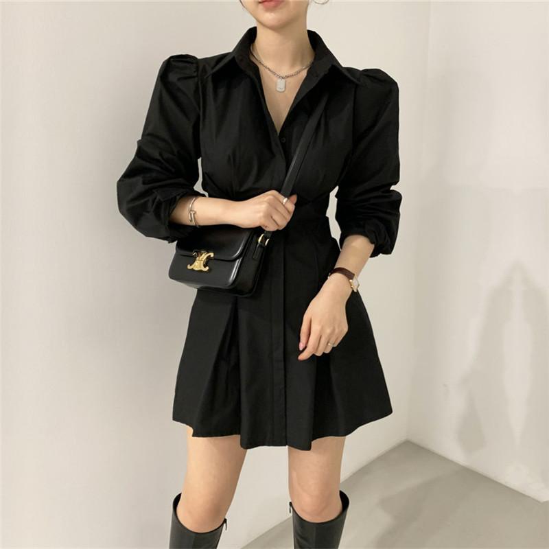 

Women' Blouses & Shirts HziriP Plus Size Elegance Lapel Solid Chic Minimalist 2022 Office Lady Gentle Tops Vintage All Match Loose Long, White