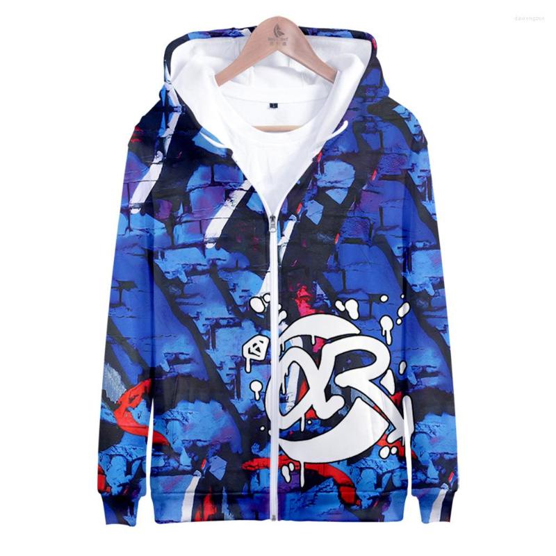 

Men's Hoodies Men's Clothing Alpharad Graffiti Sketch Tagged Merch Zipper Autumn Winter Men Women Streetwear Zip Hooded Sweatshirt, As shown