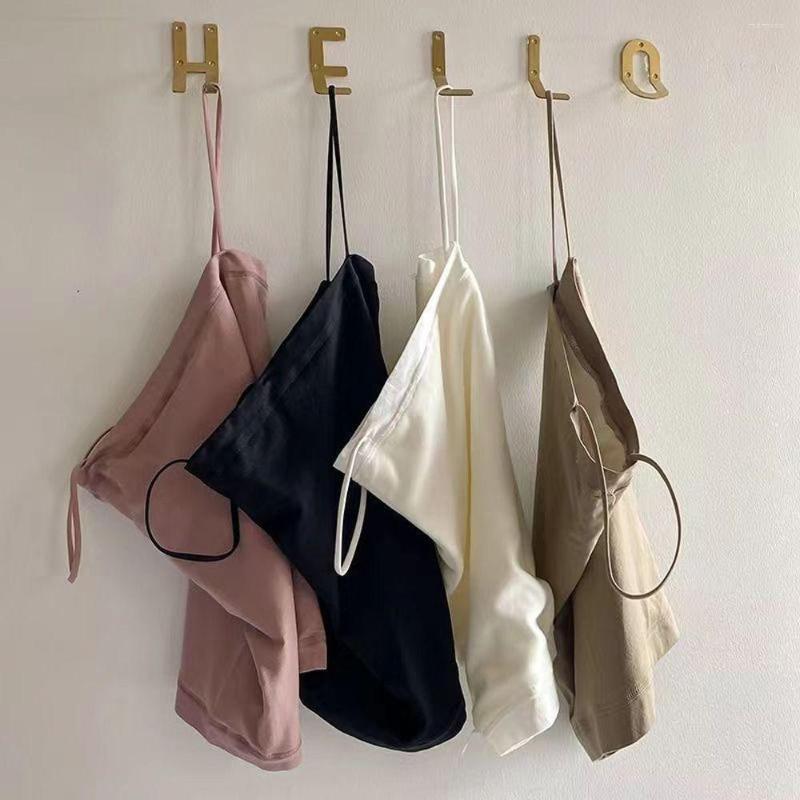 

Camisoles & Tanks Winter Thickening Soft Top Female Warm Bras Spaghetti Strap Crop Tops Fashion Camisole Seamless Underwear With Plush Tank, Black