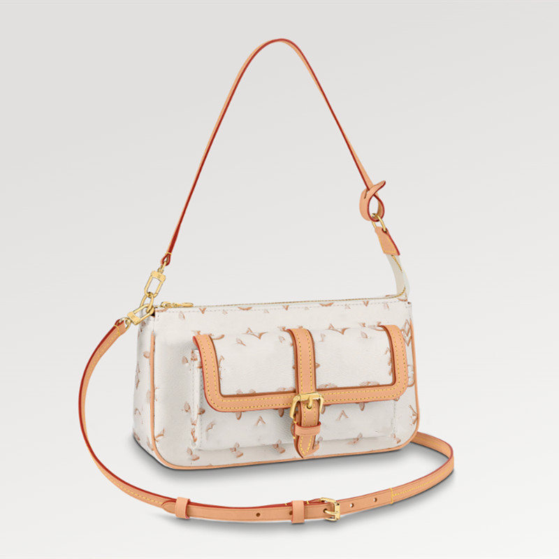 

NEW Explosion Women's bags MAXI MULTI POCHETTE ACCESSOIRES handbag M20920 gold buckle pocket canvas bag iconic micro sporty chic