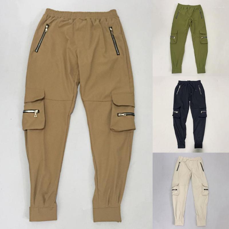 

Men's Pants Fashion Fitness Wear Resistant Men Sweatpants Breathable Mid Waist Sports For Outdoor, Black