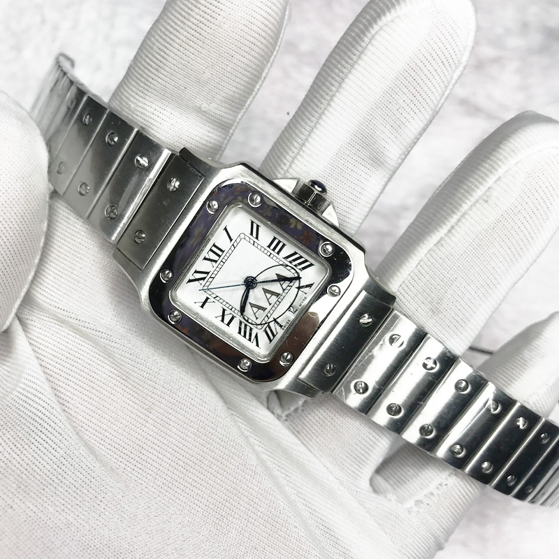 

women quartz square case AAA luxury watch 29mm lovers full steel sapphire glass designer watches sport business master wristwatch gift, Only box and papers