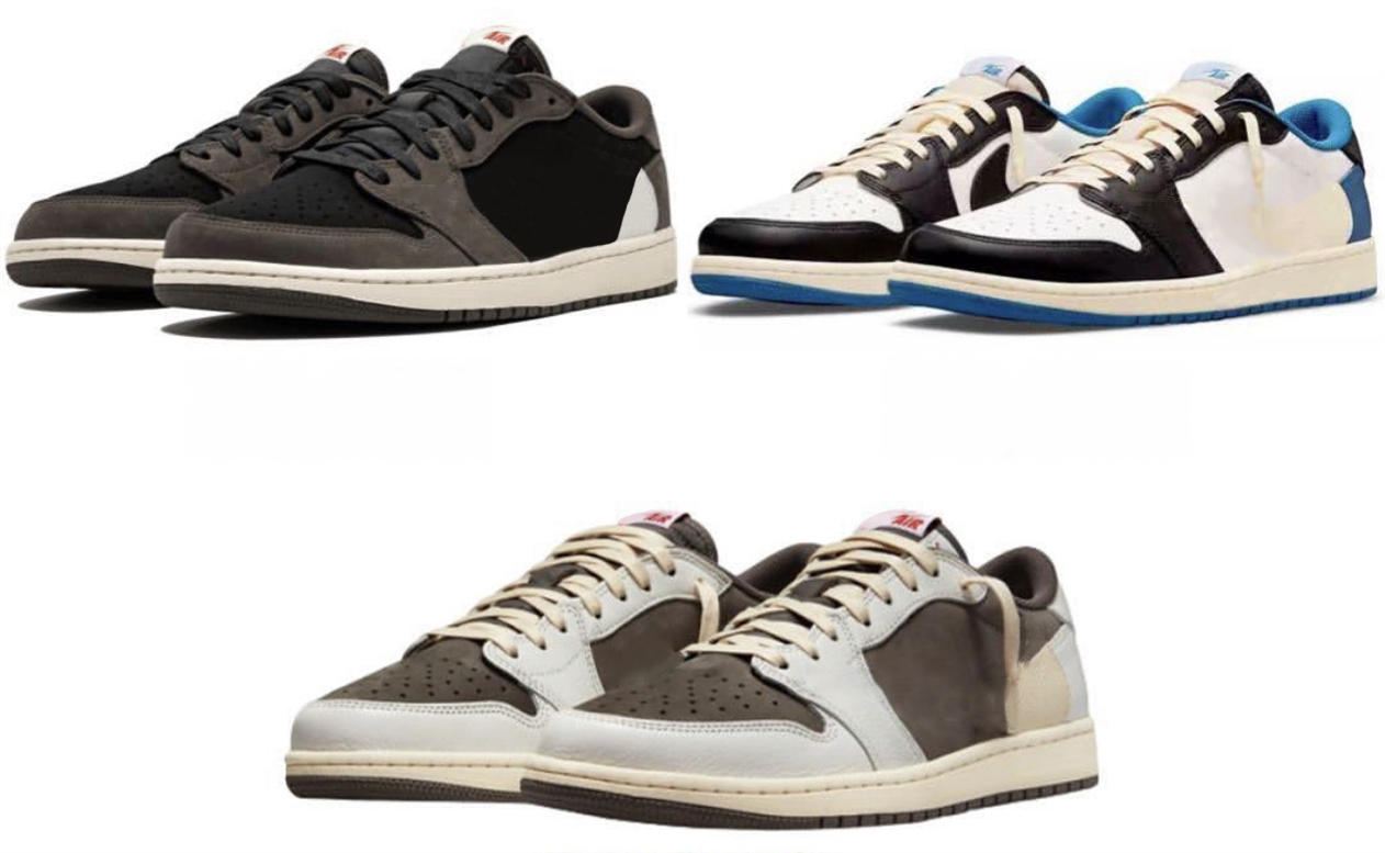 

2022 Authentic Travis Shoes 1 High OG TS SP Scott Military Blue 1S Baroque Brown Saturn Gold Reverse Mocha Dark Men Women Outdoor Sports Sneakers With Original box, 19