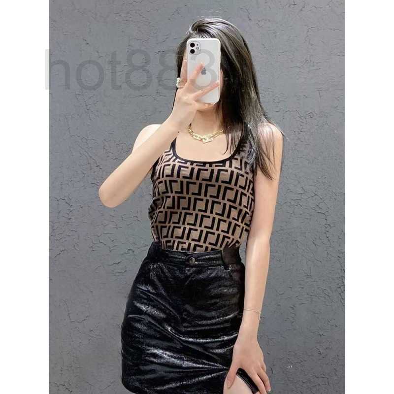 

Women' Tanks & Camis designer Autumn New Style Classic Fashion Versatile Plaid Open Back Tank Top Small Sling Women AENV, Light brown